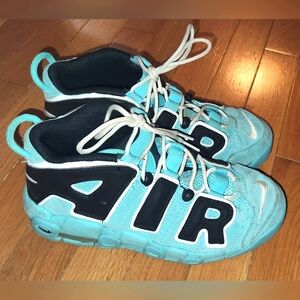 Nike Air SZ 6Y More Uptempo Light Aqua Pippen Grade School 415082-403 VINTAGE